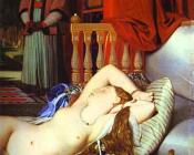 让奥古斯特多米尼克安格尔 - Odalisque with Slave details